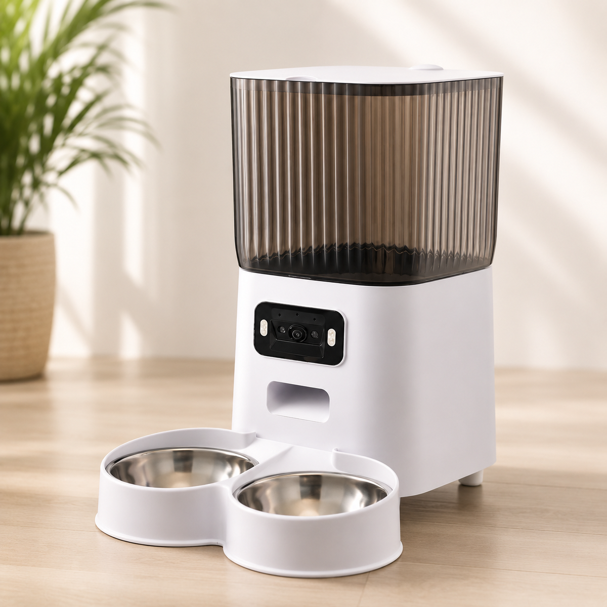 FeedMatic – Comedero Automático Inteligente con Cámara para Gatos y Perros